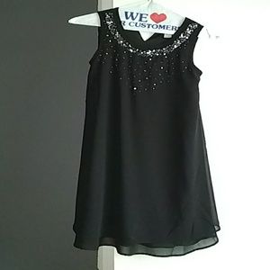 Black Sequin Dress